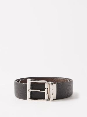 Prada - Saffiano Leather Belt - Mens - Black - 75 EU