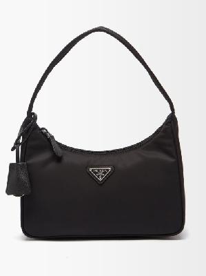 Prada - Re-edition 2000 Re-nylon Shoulder Bag - Womens - Black - ONE SIZE