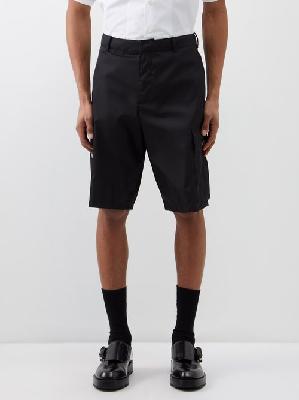 Prada - Triangle Logo-plaque Re-nylon Shorts - Mens - Black - 52 EU/IT