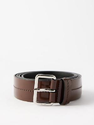 Prada - Leather Belt - Mens - Dark Brown - 100 EU