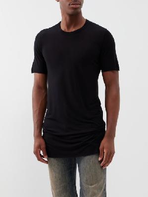 Rick Owens - Viscose-blend Longline T-shirt - Mens - Black