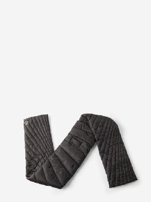 Moncler + Rick Owens - Radiance Quilted Scarf - Mens - Black - ONE SIZE