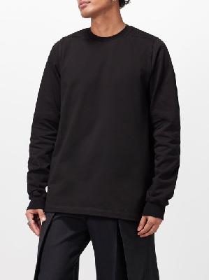 Rick Owens - Long-sleeve Cotton-jersey T-shirt - Mens - Black - M