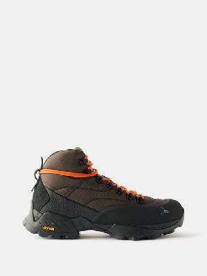 ROA - Andreas Leather Hiking Boots - Mens - Brown Black - 40 EU