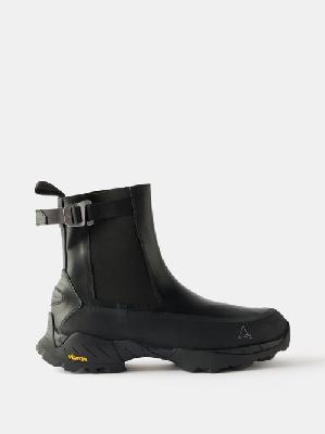 ROA - Leather And Rubber Chelsea Boots - Mens - Black - 39 EU