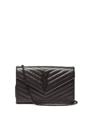 Saint Laurent - Ysl-monogram Quilted-leather Cross-body Bag - Womens - Black - ONE SIZE