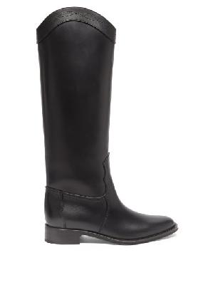 Saint Laurent - Kate Knee-high Leather Boots - Womens - Black - 35 EU/IT
