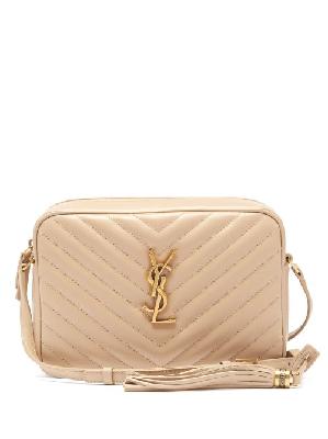 Saint Laurent - Lou Medium Quilted Leather Cross-body Bag - Womens - Beige - ONE SIZE