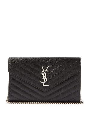 Saint Laurent - Monogram Quilted-leather Cross-body Bag - Womens - Black - ONE SIZE