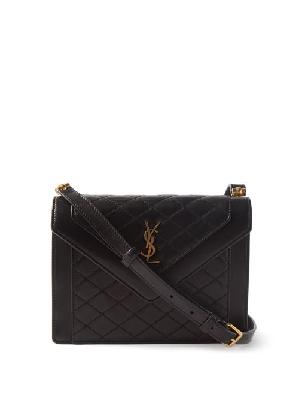 Saint Laurent - Gaby Small Quilted-leather Shoulder Bag - Womens - Black - ONE SIZE