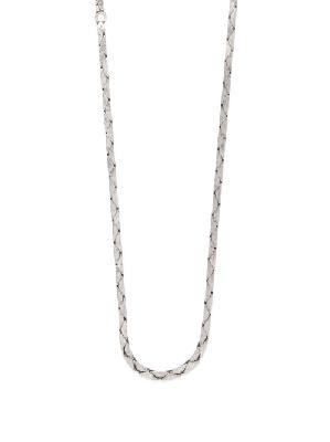 Saint Laurent - Snake-link Chain Necklace - Mens - Silver