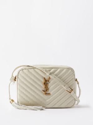 Saint Laurent - Lou Medium Quilted-leather Cross-body Bag - Womens - White - ONE SIZE