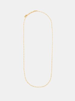 Saint Laurent - Figaro Necklace - Womens - Yellow Gold - ONE SIZE
