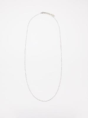Saint Laurent - Chain-link Necklace - Mens - Oxidised Silver - ONE SIZE