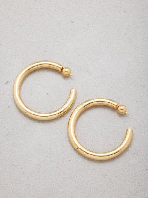 Sophie Buhai - Everyday Medium 18kt Gold-vermeil Hoop Earrings - Womens - Gold - ONE SIZE