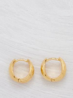 Sophie Buhai - Reversible 18kt Gold-vermeil Hoop Earrings - Womens - Gold - ONE SIZE