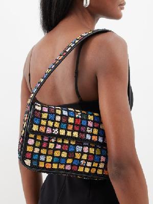 Staud - Tommy Bead-embellished Shoulder Bag - Womens - Multi - ONE SIZE