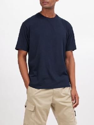 Stone Island - Stripes Six-print Cotton-jersey T-shirt - Mens - Navy - 3XL