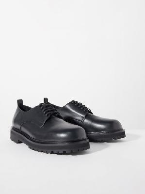 Studio Nicholson - Jackson Leather Derby Shoes - Mens - Black - 40 EU