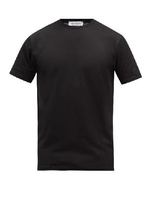 Sunspel - Pima Cotton-jersey T-shirt - Mens - Black - XL