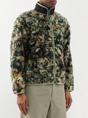 The North Face - Extreme Pile Camouflage Fleece Jacket - Mens - Black Multi - S