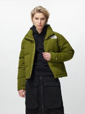 The North Face - 1992 Retro Nuptse Quilted Down Jacket - Womens - Olive - L