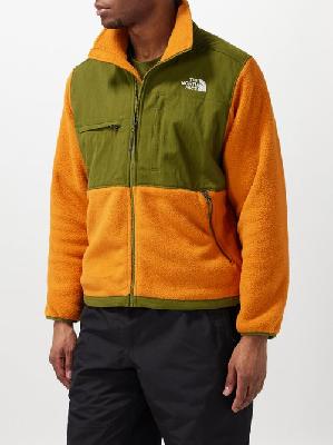 The North Face - Denali Shell And Fleece Jacket - Mens - Orange Green - S