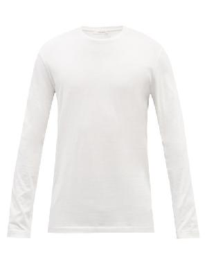 The Row - Leon Cotton-jersey Long-sleeved T-shirt - Mens - White - S