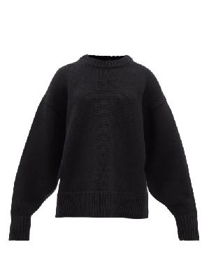 The Row - Ophelia Wool-blend Sweater - Womens - Black - S