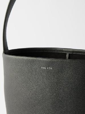 The Row - Small N/s Park Grained-leather Shoulder Bag - Womens - Black - ONE SIZE