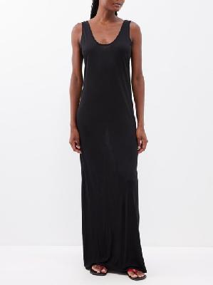 The Row - Toman Scoop-neck Jersey Dress - Womens - Black - L