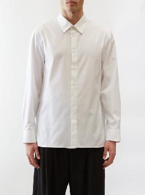 The Row - Julio Cotton-poplin Shirt - Mens - White - L