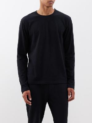 The Row - Brad Cotton Long-sleeved T-shirt - Mens - Black - L