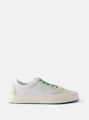 The Row - Marley Leather And Suede Trainers - Womens - White - 35 EU/IT