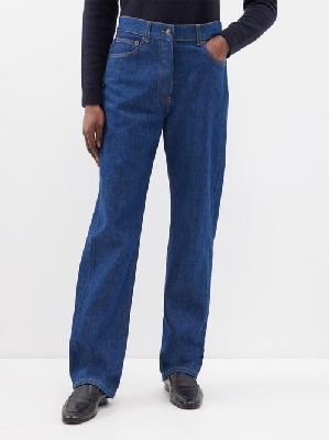 The Row - Borjis Straight-leg Selvedge Jeans - Womens - Indigo - 10 US