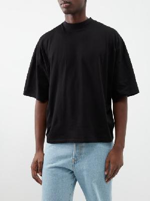 The Row - Dustin Oversized Supima-cotton Jersey T-shirt - Mens - Black - M