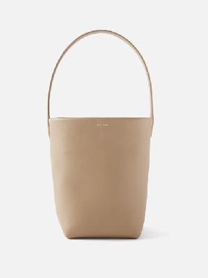 The Row - Small N/s Park Grained-leather Tote Bag - Womens - Beige - ONE SIZE