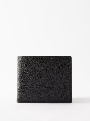 Thom Browne - Grained-leather Bi-fold Wallet - Mens - Black - ONE SIZE