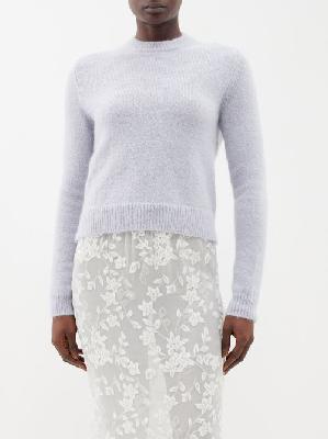 Tibi - Shrunken Mohair-blend Sweater - Womens - Grey - L