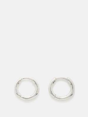 Tom Wood - Classic Small Sterling-silver Earrings - Mens - Silver - ONE SIZE