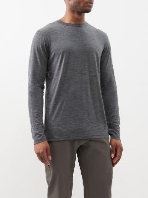 Veilance - Frame Wool-blend Long-sleeved T-shirt - Mens - Grey - L