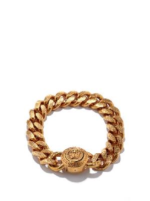 Versace - Medusa-medallion Curb-link Bracelet - Mens - Gold - L