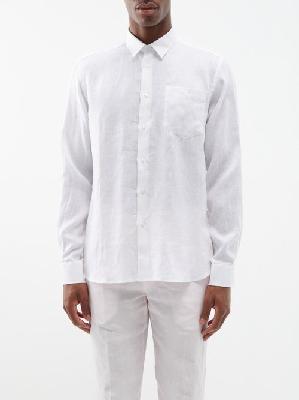 Vilebrequin - Caroubis Linen Shirt - Mens - White - 3XL