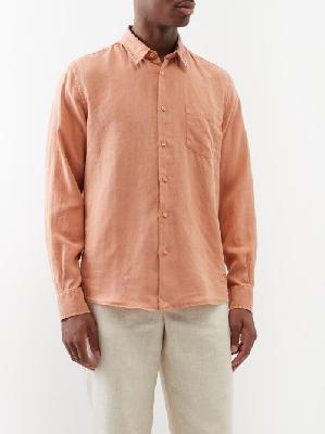 Vilebrequin - Caroubis Linen Shirt - Mens - Brown - 3XL