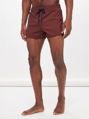 Vilebrequin - Man Recycled Fibre-blend Swim Shorts - Mens - Brown - M