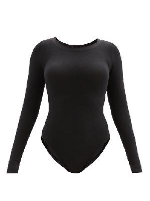 Wolford - Berlin Round-neck Bodysuit - Womens - Black - L
