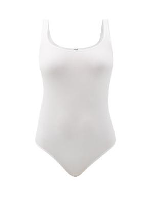 Wolford - Jamaika Jersey Thong Bodysuit - Womens - White - M