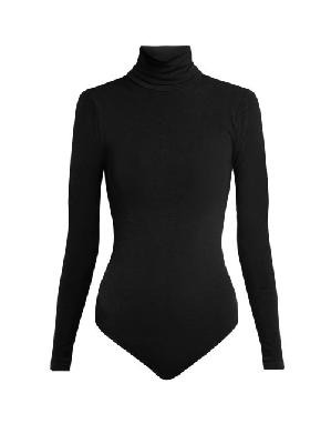 Wolford - Colorado Jersey Thong Bodysuit - Womens - Black - M