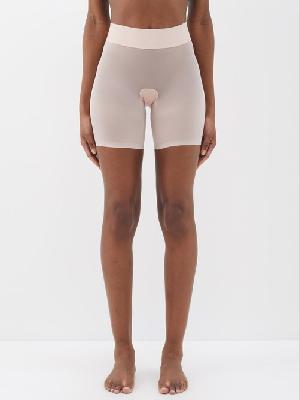 Wolford - Touch Control Sheer Shorts - Womens - Light Pink - 38 FR