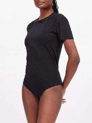 Wolford - Aurora Modal-blend Bodysuit - Womens - Black - M